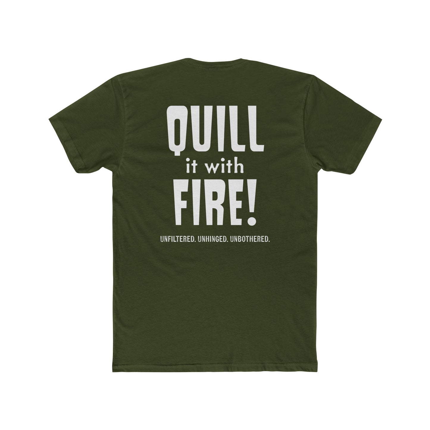 Quill It With Fire! "FLAMEHEAD" Tee!
