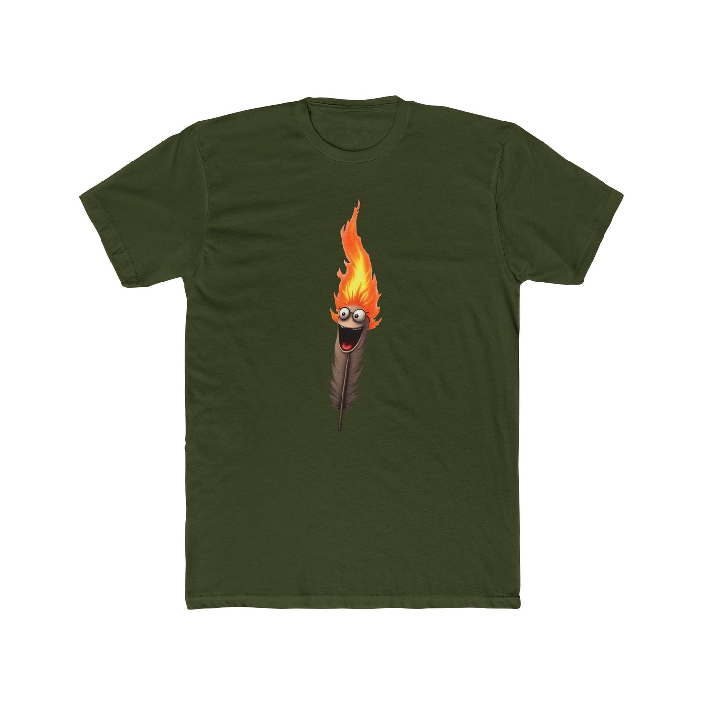 Quill It With Fire! "FLAMEHEAD" Tee!