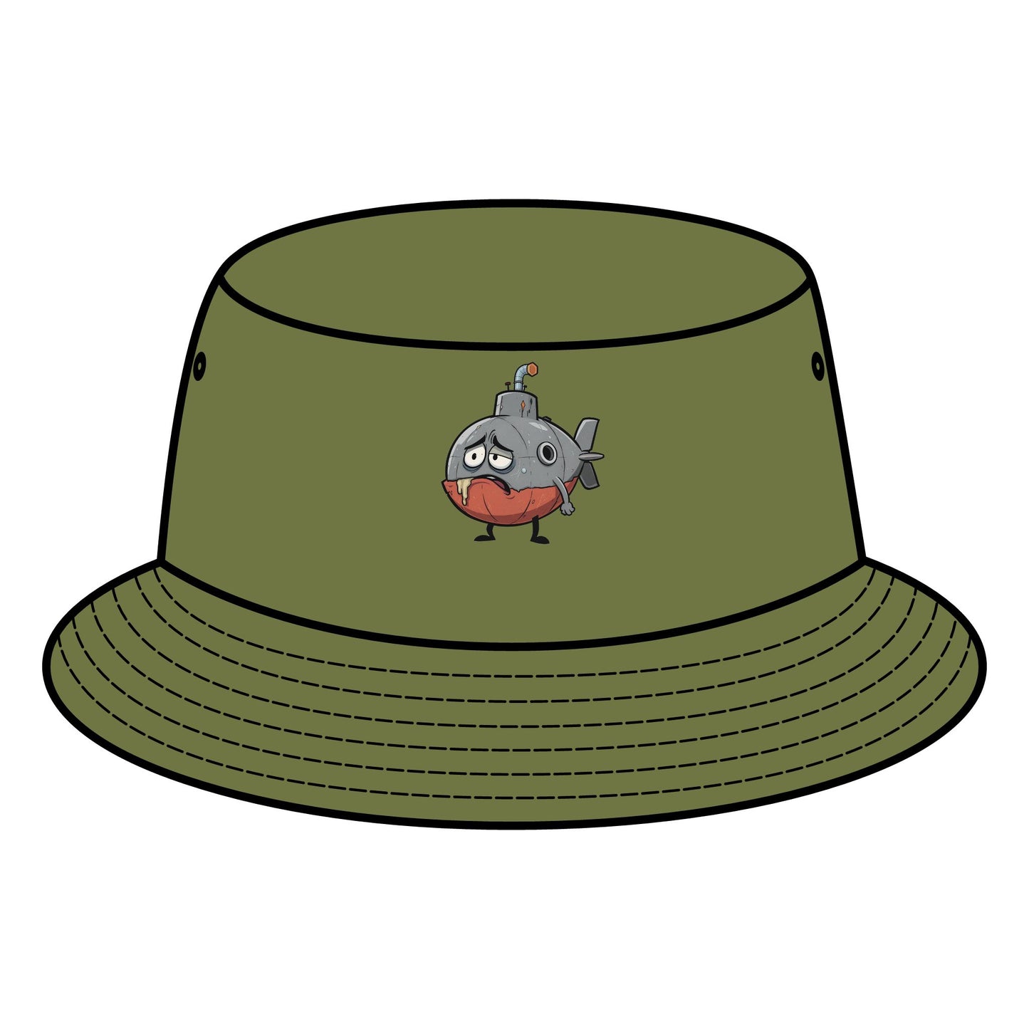 MQ - "JANKY SUBMARINE" Bucket Hat (printed)!