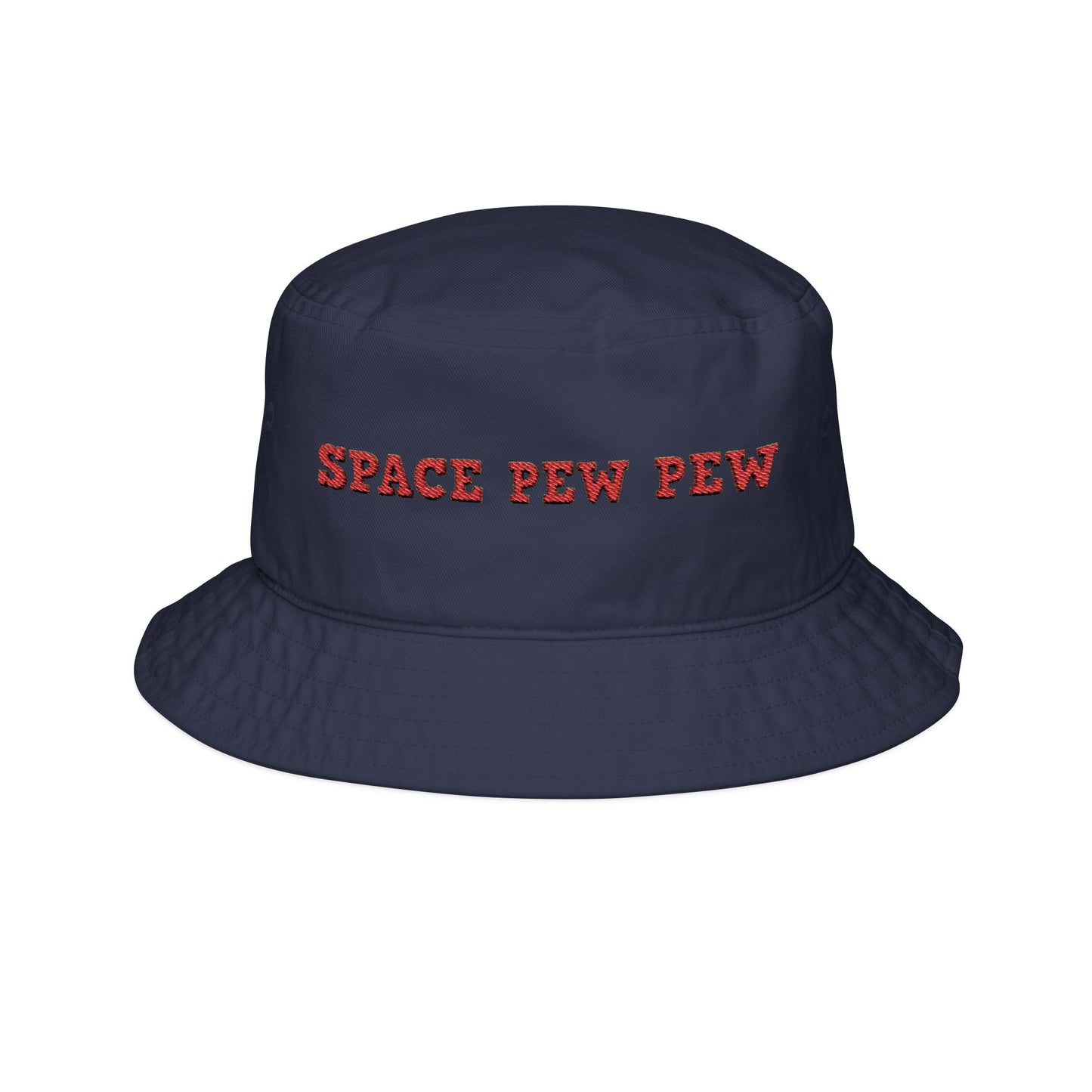 Embroidered "SPACE PEW PEW" Bucket Hat!