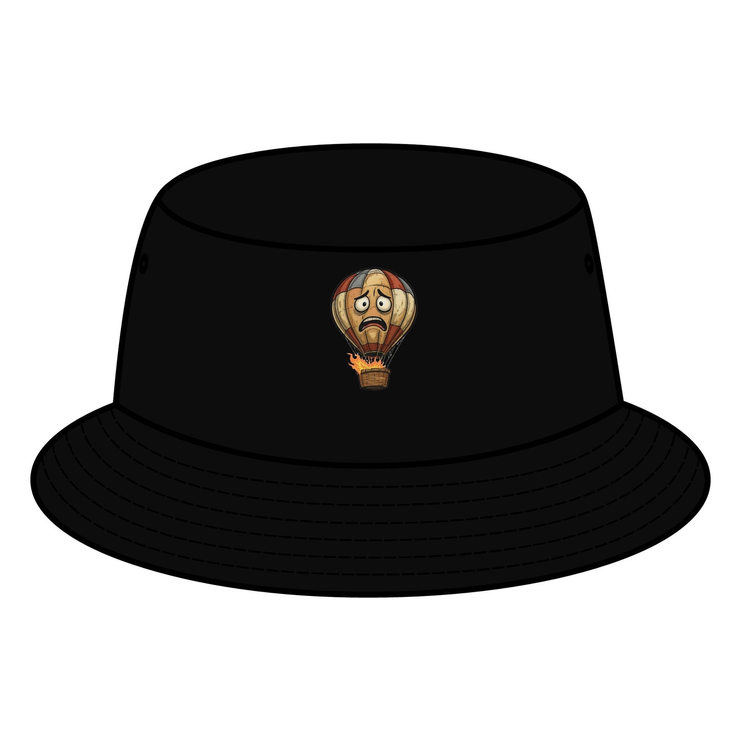 MQ - "HOMEMADE HOT AIR BALLOON" Bucket Hat (printed)!