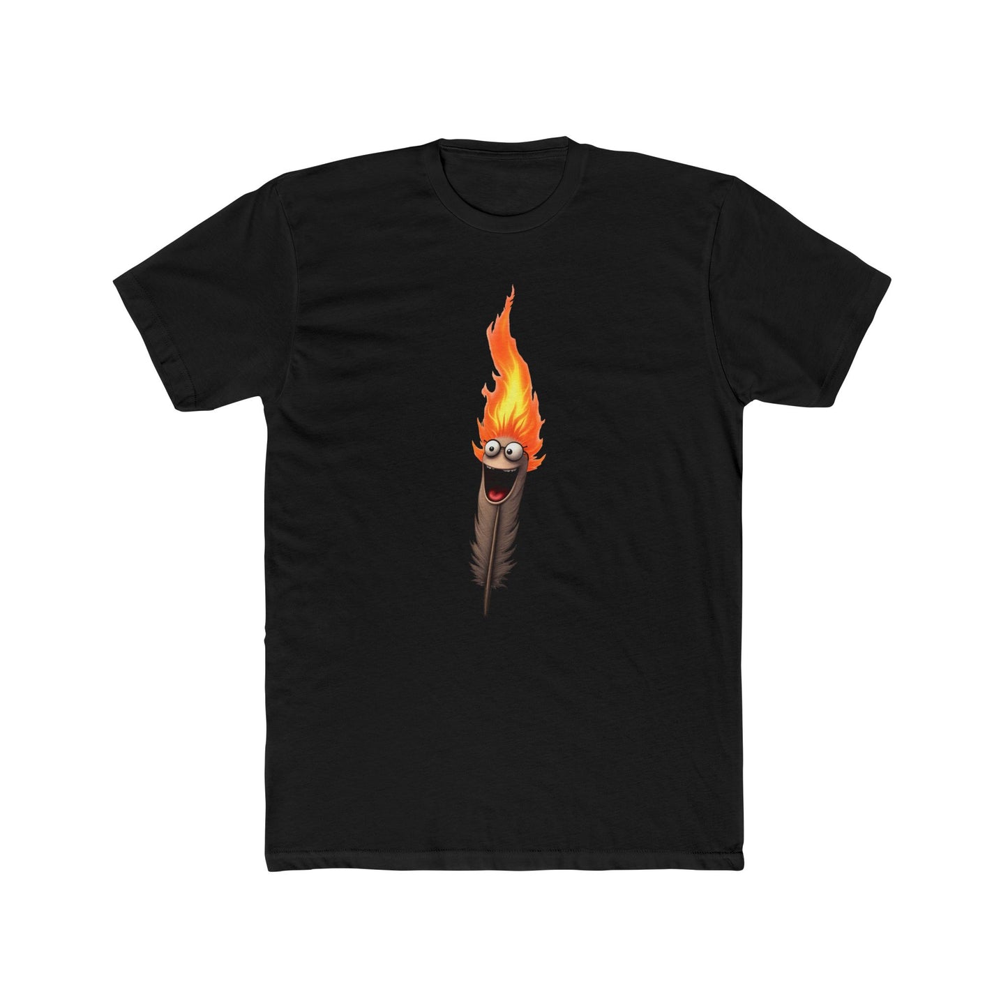 Quill It With Fire! "FLAMEHEAD" Tee!