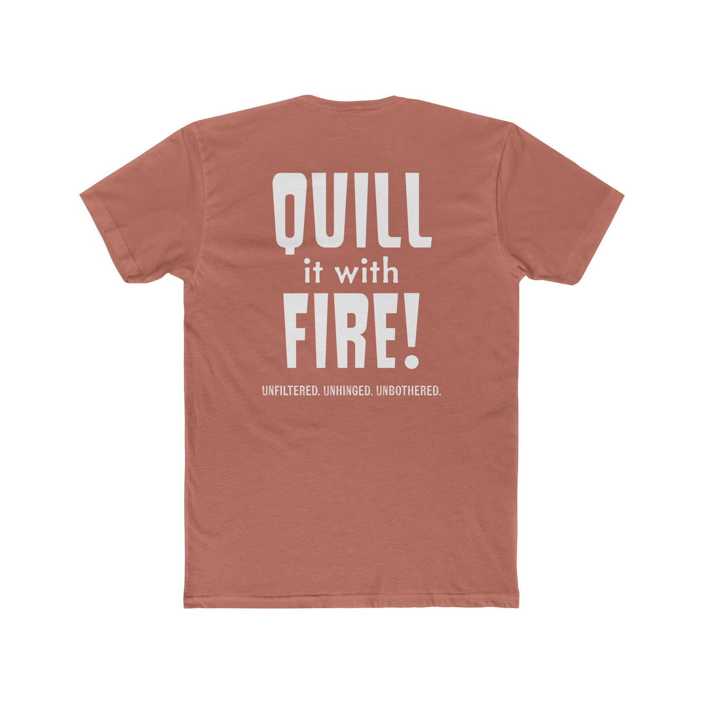 Quill It With Fire! "FLAMEHEAD" Tee!