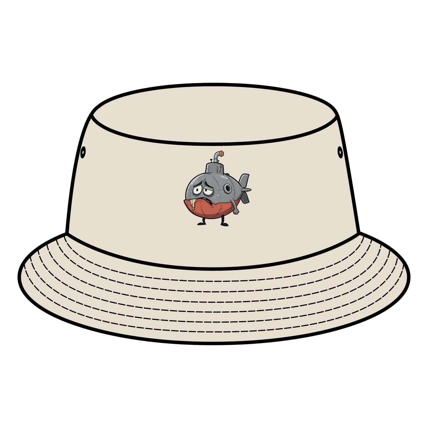 MQ - "JANKY SUBMARINE" Bucket Hat (printed)!